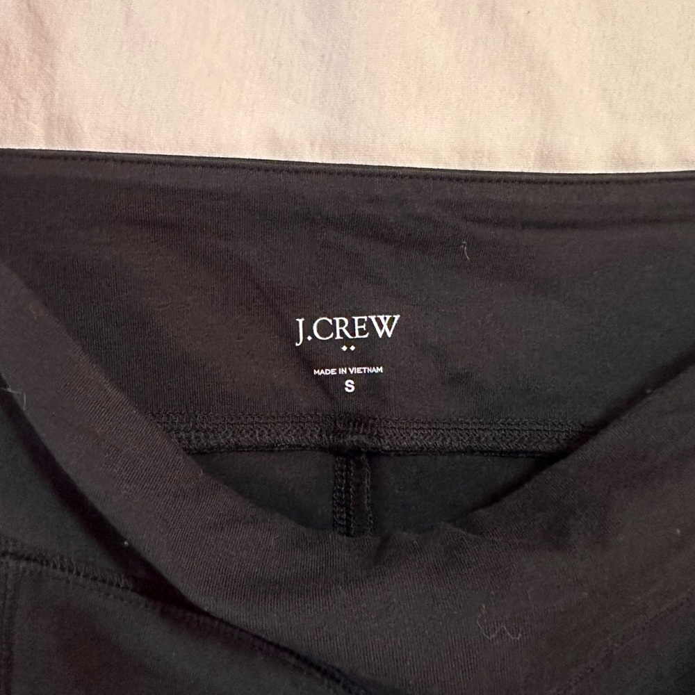 J Crew Black Bike Short with Side Pocket Size S - Picture 2 of 3